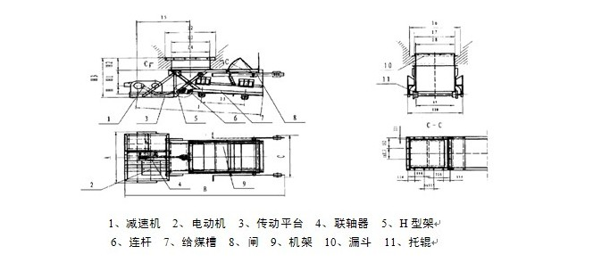 往復(fù)式給煤機